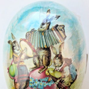 Contenitore di caramelle di cartone per uova di Pasqua Cottage squallido vintage di Pasqua