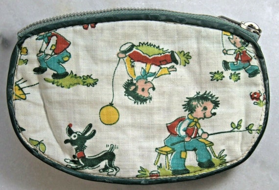 Children's wallet wallet hedgehog 50s 60s 70s 50s