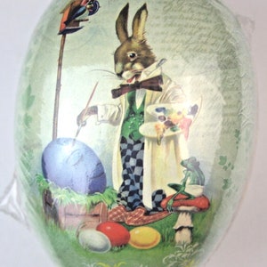 Cartón para huevos de Pascua para rellenar recipientes para dulces de Pascua estilo antiguo shabby vintage