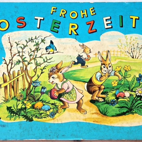Book picture book Happy Easter Pestalozzi Verlag Easter Spring 60s 70s 60s 70s