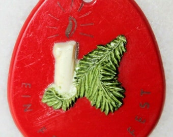 Christmas Pendants Hard Plastic Gift Tags 50s 60s 50s 60s Bakelite Angel