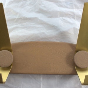 Hook rail coat rack coat rack 2 hooks 60s 70s 60s 70s leatherette vintage