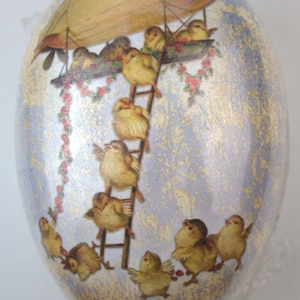 Cartón para huevos de Pascua para rellenar recipientes para dulces Pascua estilo historicista vintage 1900 estilo victoriano