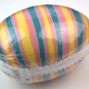 Contenitore per caramelle di riempimento in cartone per uova di Pasqua Cottage shabby in stile vintage di Pasqua