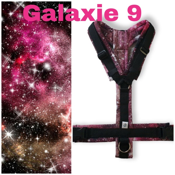 size L Dog Harness Dog Harness “Galaxy/Black”
