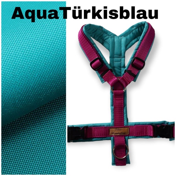 Dog Harness Dog Harness “Turquoise Blue-Magenta"”