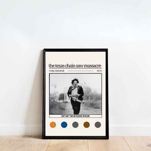 The Texas Chain Saw Massacre Poster | Minimal Movie Quote Poster | Classic Horror Film Wall Art Print Cinema Home Decor | Framed Options