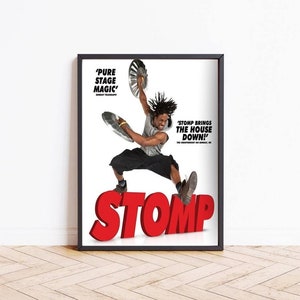 Stomp Musical Print, Stomp Poster, Broadway Theatre Print, London West ...