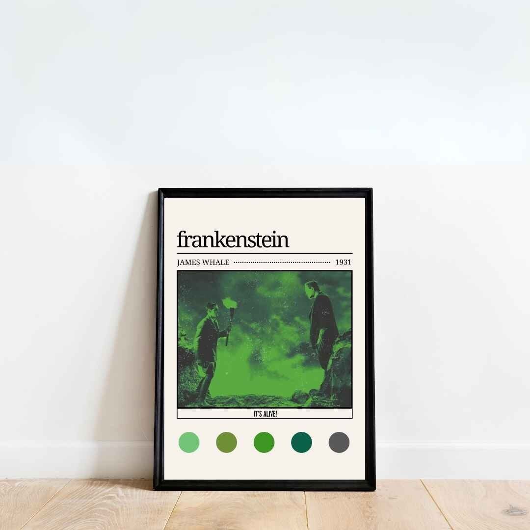 Frankenstein 1931 Movie Poster: Classic Horror Film Art Print - Etsy