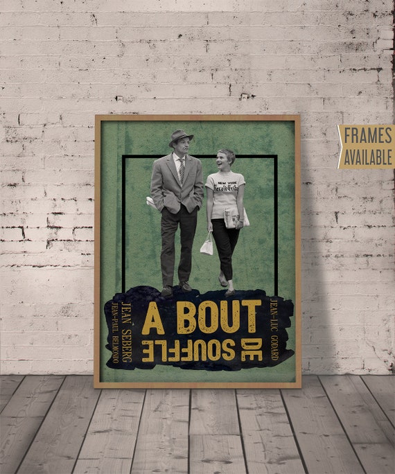 BREATHLESS POSTER A Bout De Souffle 1960 Film Poster Jean