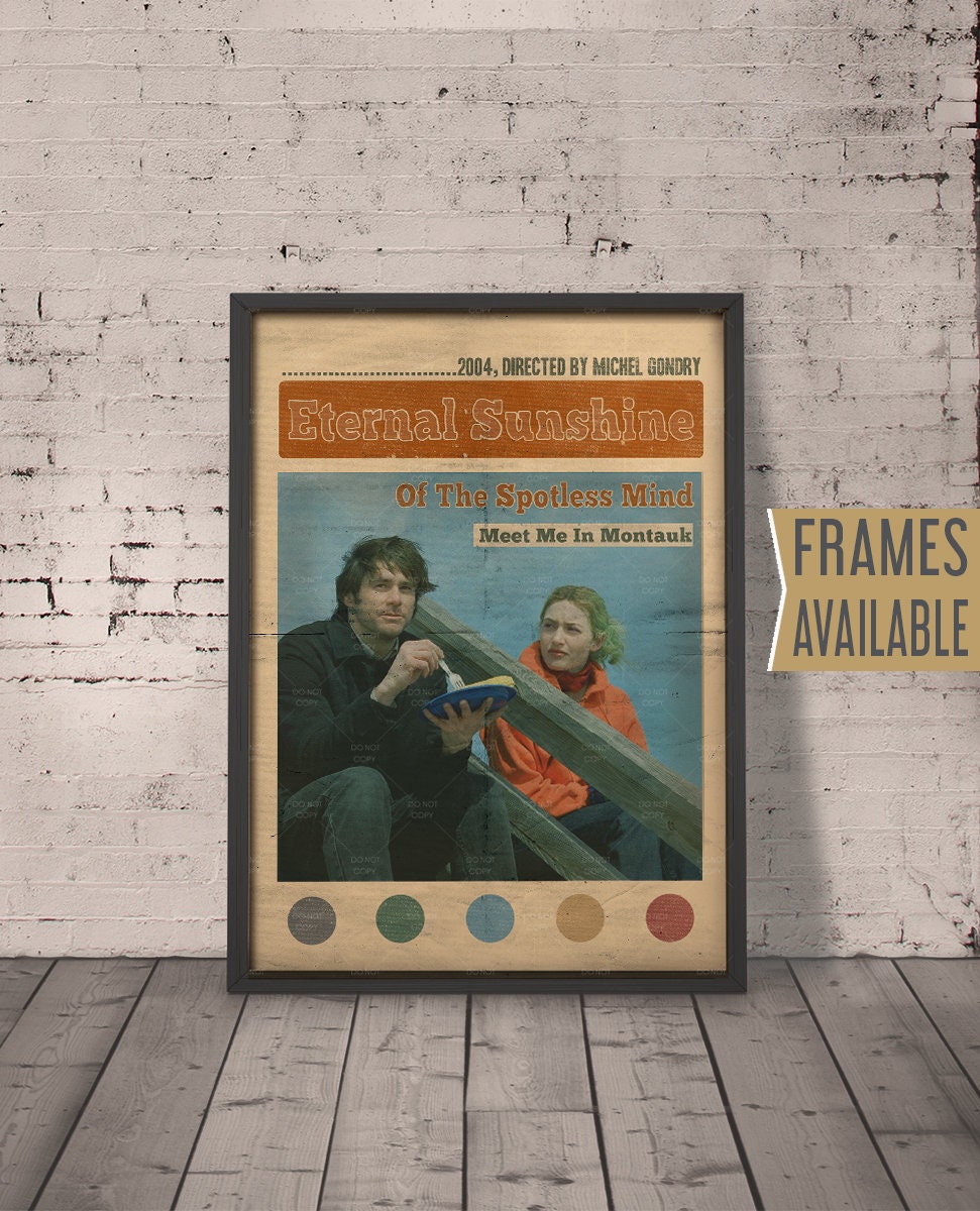 "Eternal Sunshine Of The Spotless Mind" Movie Poster – Reproduction Print