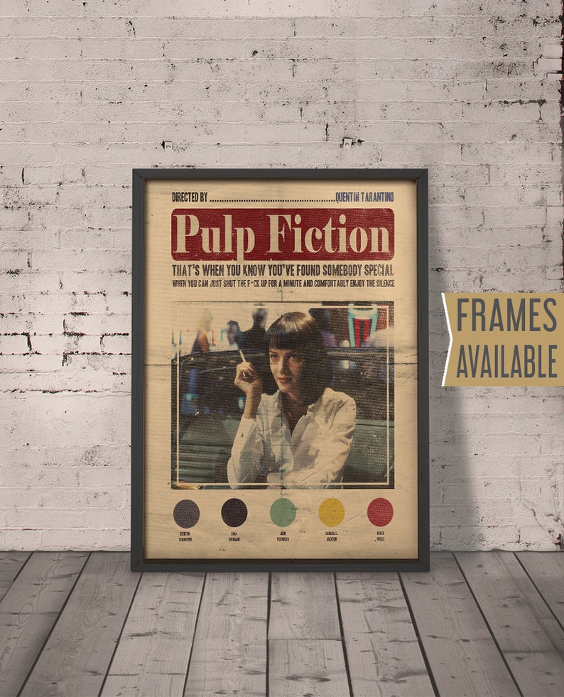 Pulp Fiction E Poster Frames Available Alternative - Picture Frame 42cm X 60cm Pulp Fiction E Poster Frames Available Alternative - Picture Frame 42cm X 60cm