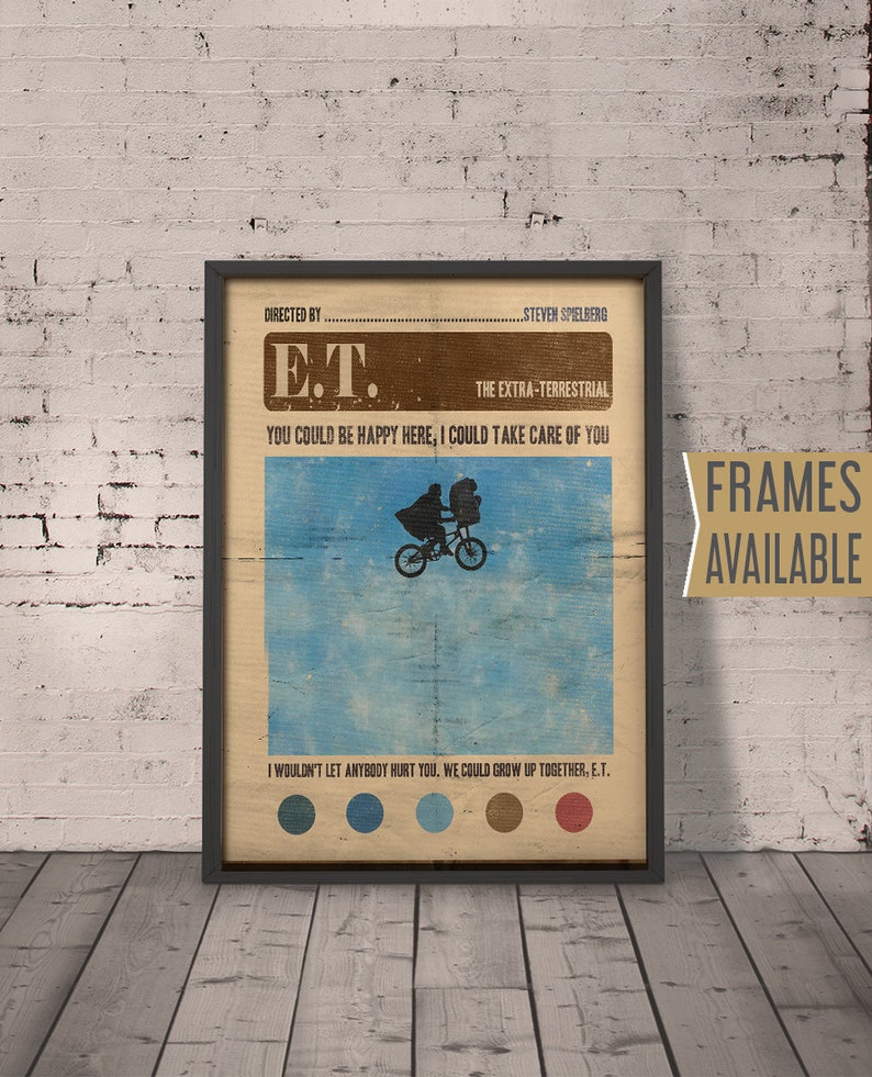 E T The Extra Terrestrial Poster Frames - Picture Frame 42cm X 60cm E T The Extra Terrestrial Poster Frames - Picture Frame 42cm X 60cm