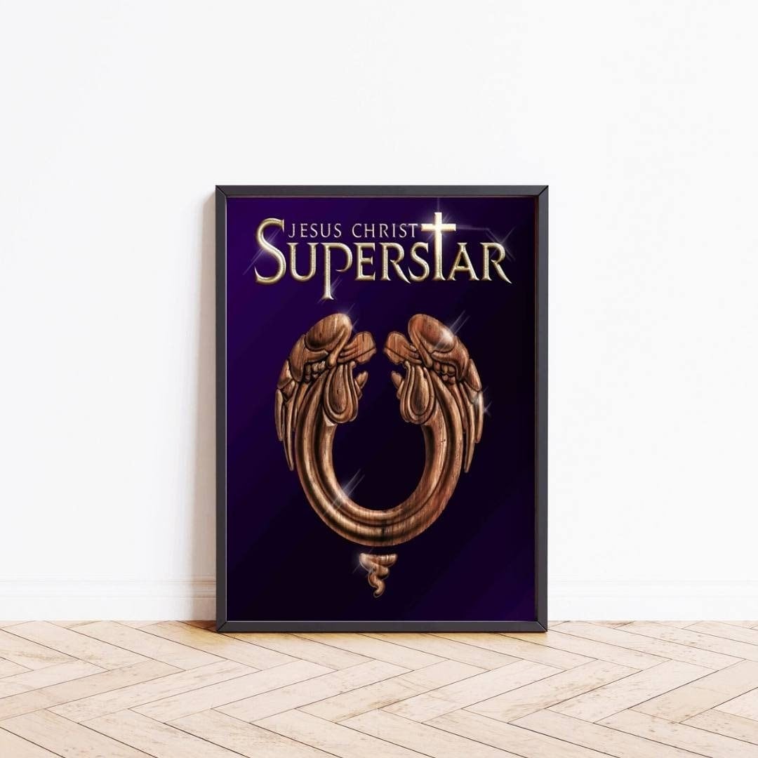 Jesus Christ Superstar Musical Poster, Broadway Theatre Print