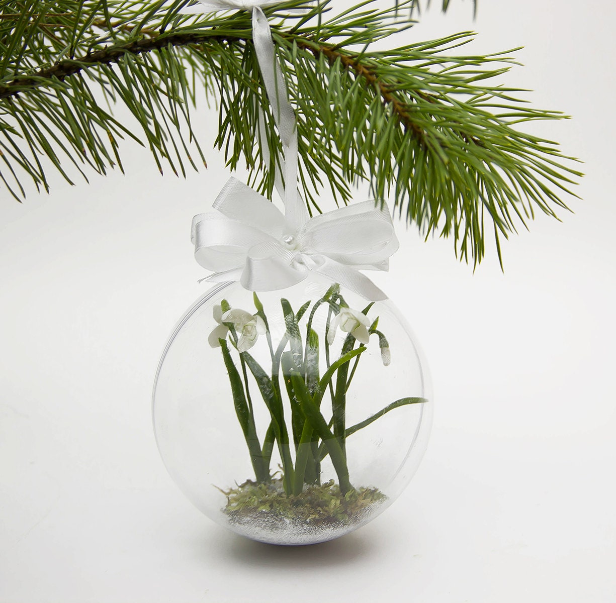 Christmas trees Snowdrop Home decor Snowdrop gift Ornaments Etsy