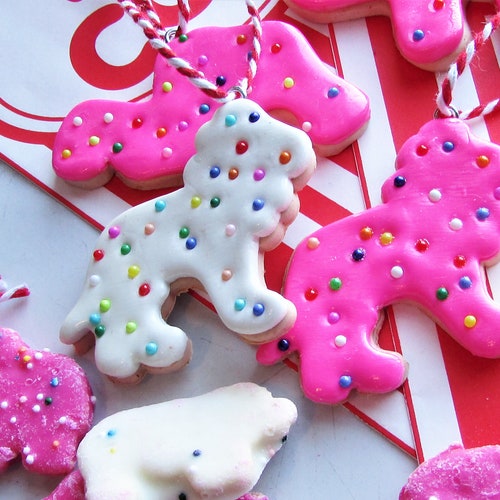 Animal Cracker Cookie Ornament Circus Carnival Christmas Etsy