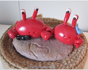 crab cake topper nautical