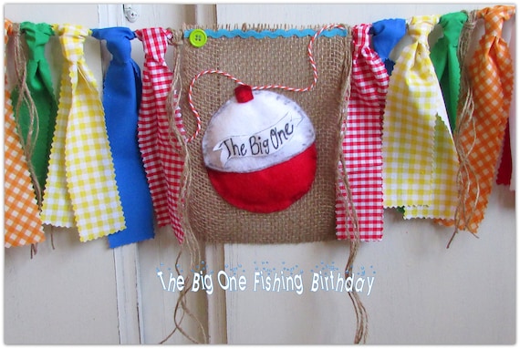 Fishing Birthday Banner the Big One Little Fisherman First Birthday Photo  Prop Gone Fishing Birthday Decorations, Ofishally One High Chair -   Israel