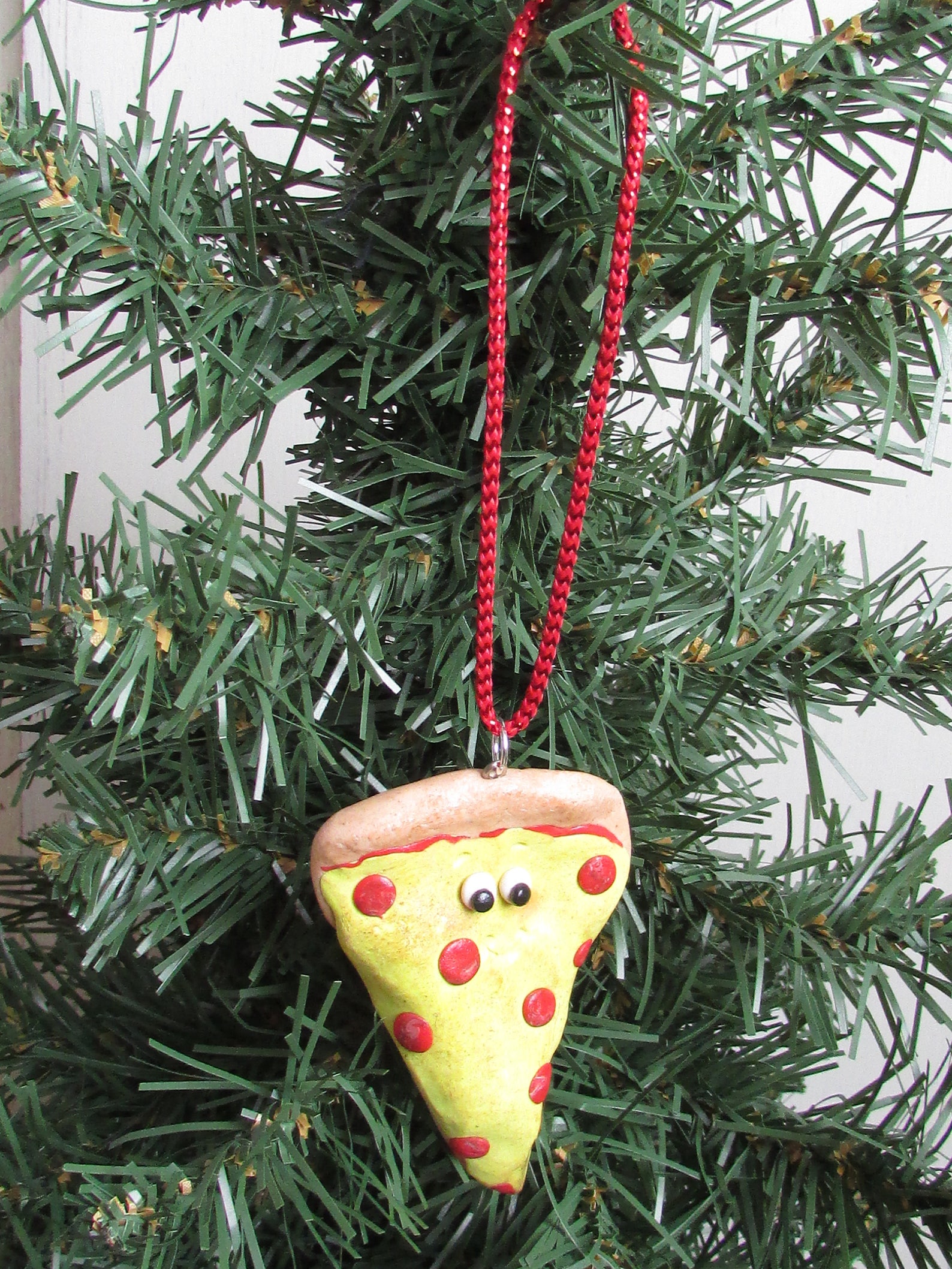 Pizza Christmas Ornament 