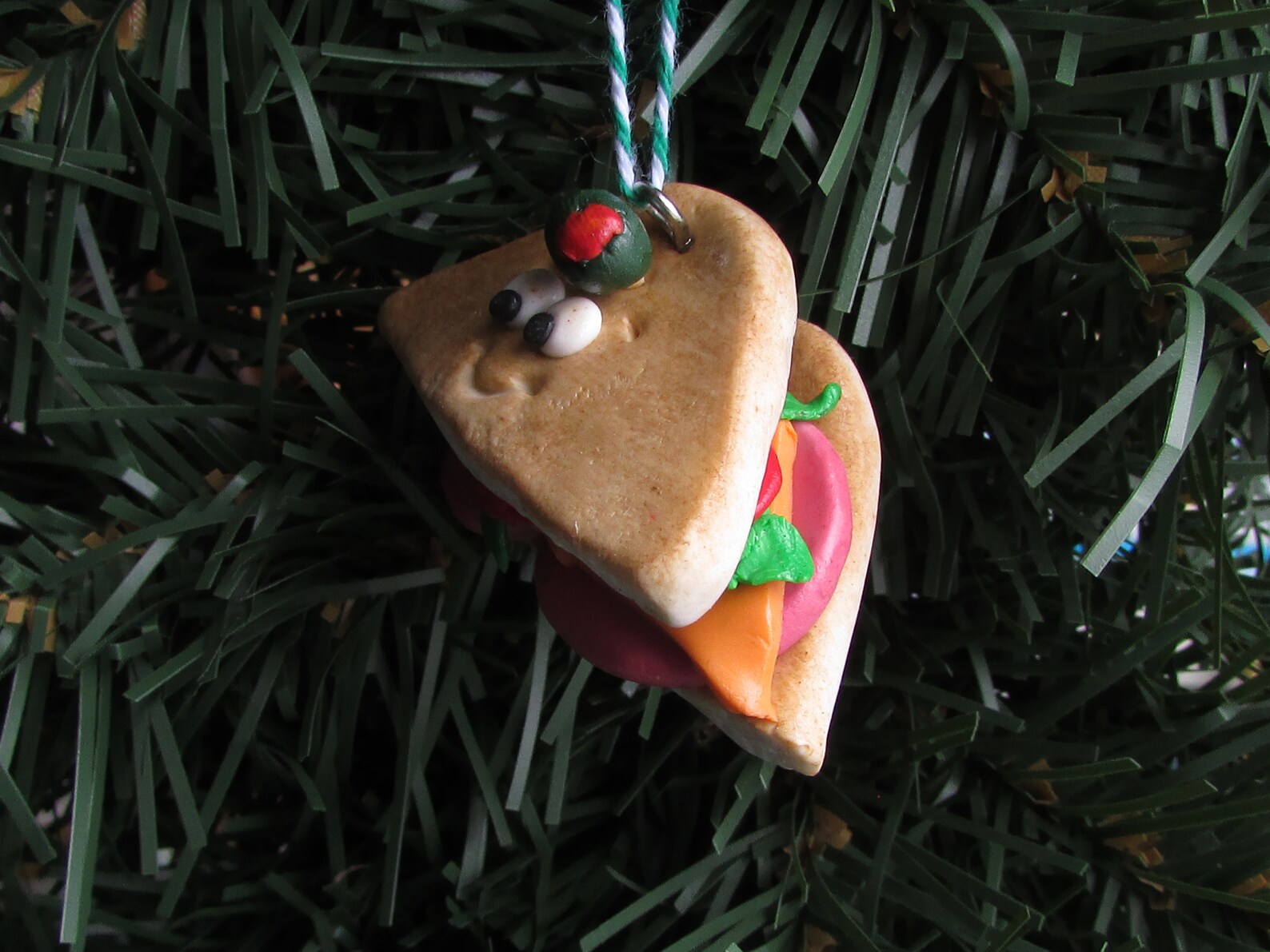 Sandwich Christmas Ornament 