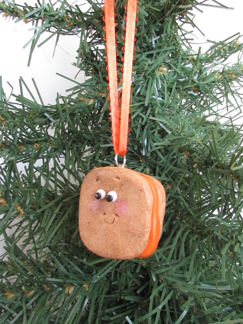 Grilled Cheese Christmas Ornament Sandwich Ornament Grilled Etsy