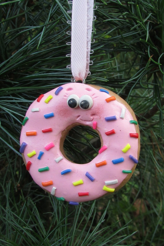 Donut Christmas Ornament 
