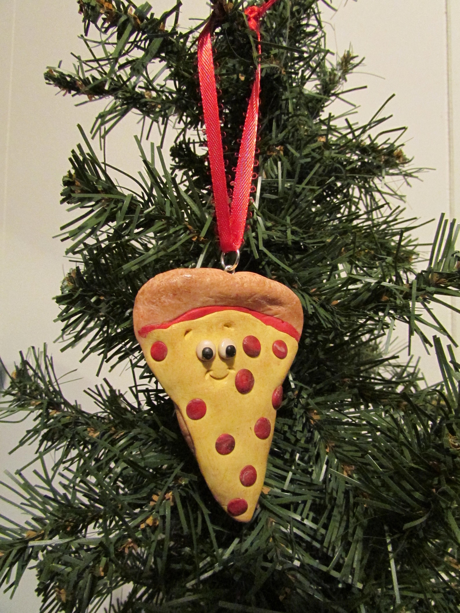 Pizza Christmas Ornament 