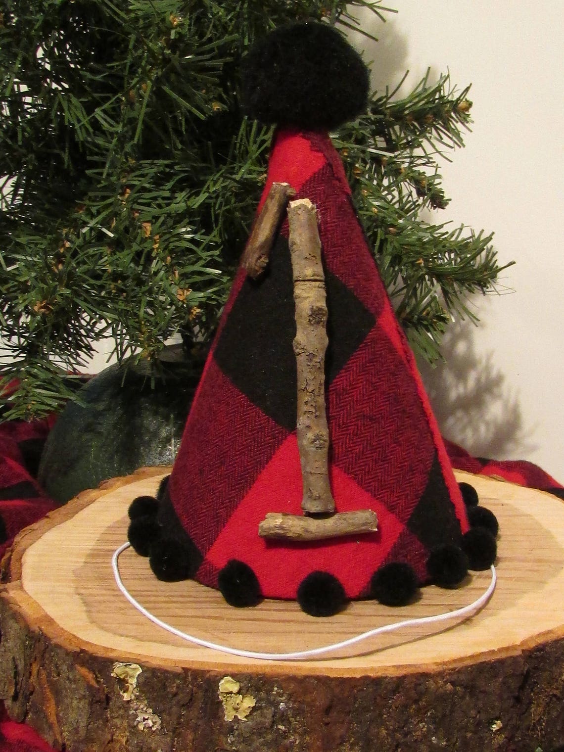 Lumberjack First Birthday Hat Lumberjack Party Hat Buffalo Etsy