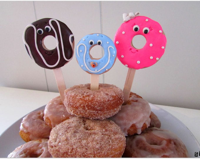 Donut Baby Shower Cake Toppers Donut Baby Shower Donut Party Etsy