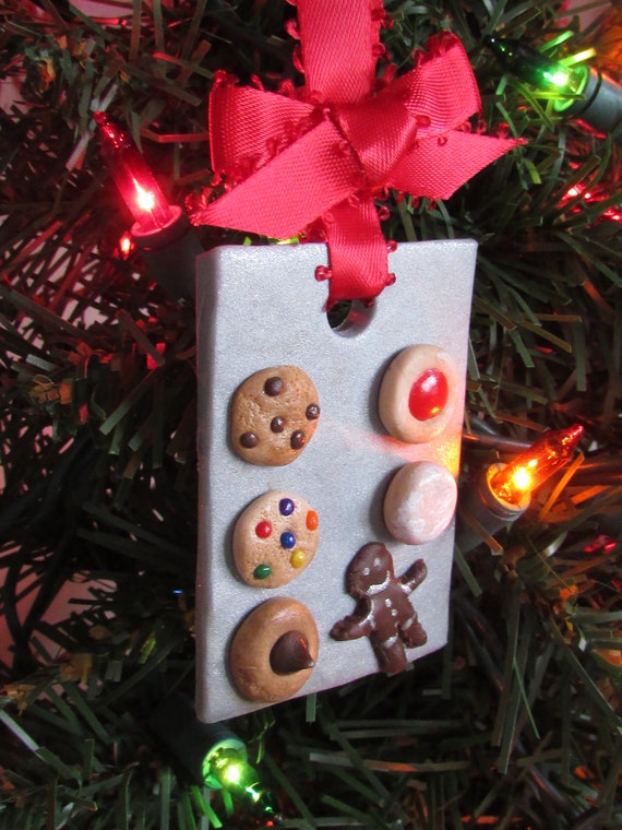 Christmas Cookies Ornament, Christmas Cookie Tray Ornament, Cookie Tray Ornament, Bakery Ornament, Bakery Cookie Ornament, Cookies Ornament Il_570xn