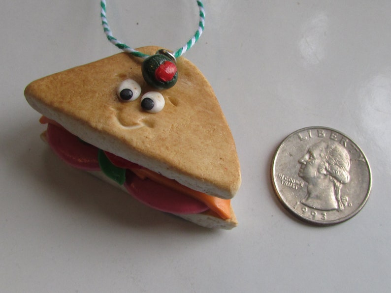 Sandwich Christmas Ornament 