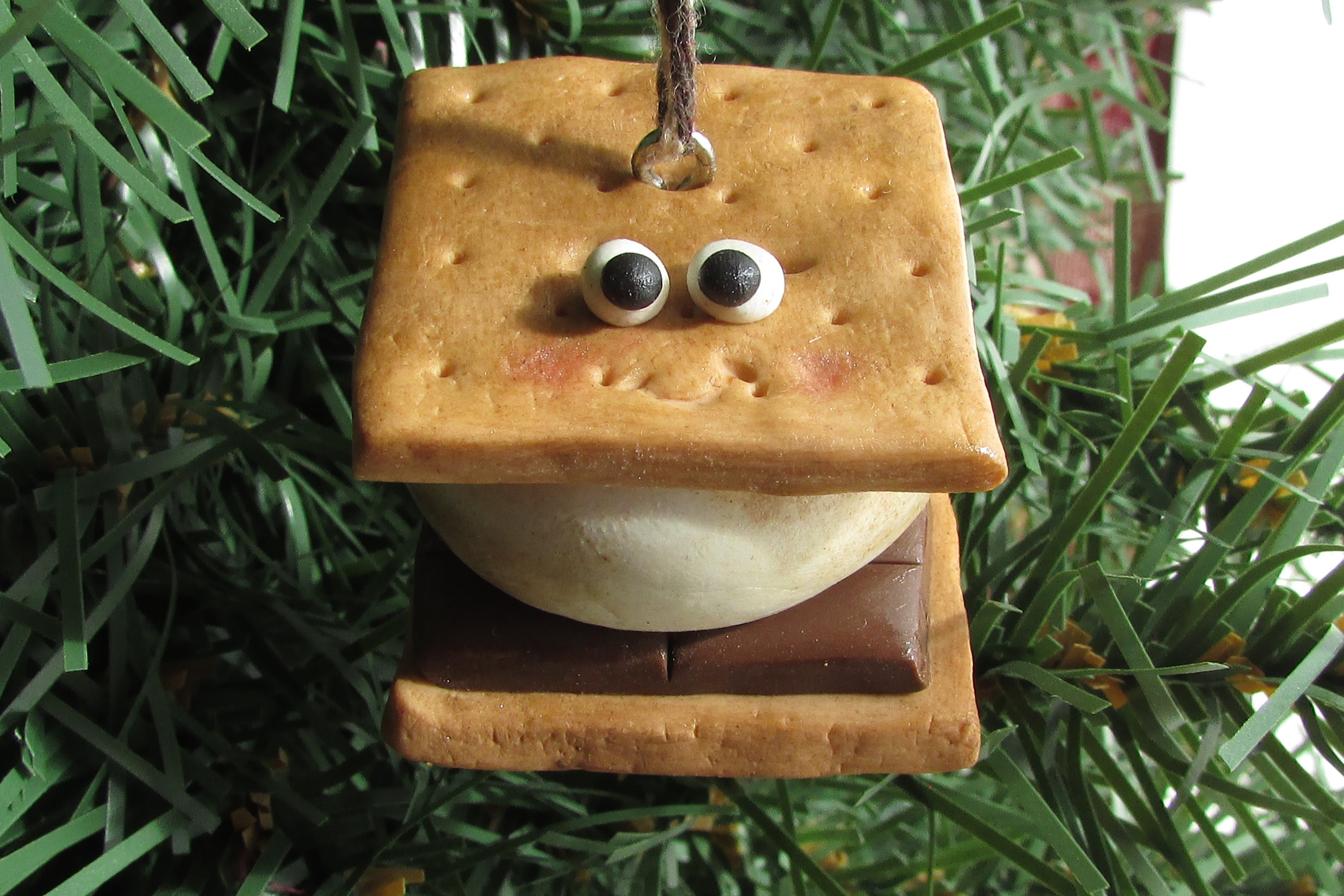 Smores Christmas Ornament Campfire Smore Ornament Smores Charm Etsy