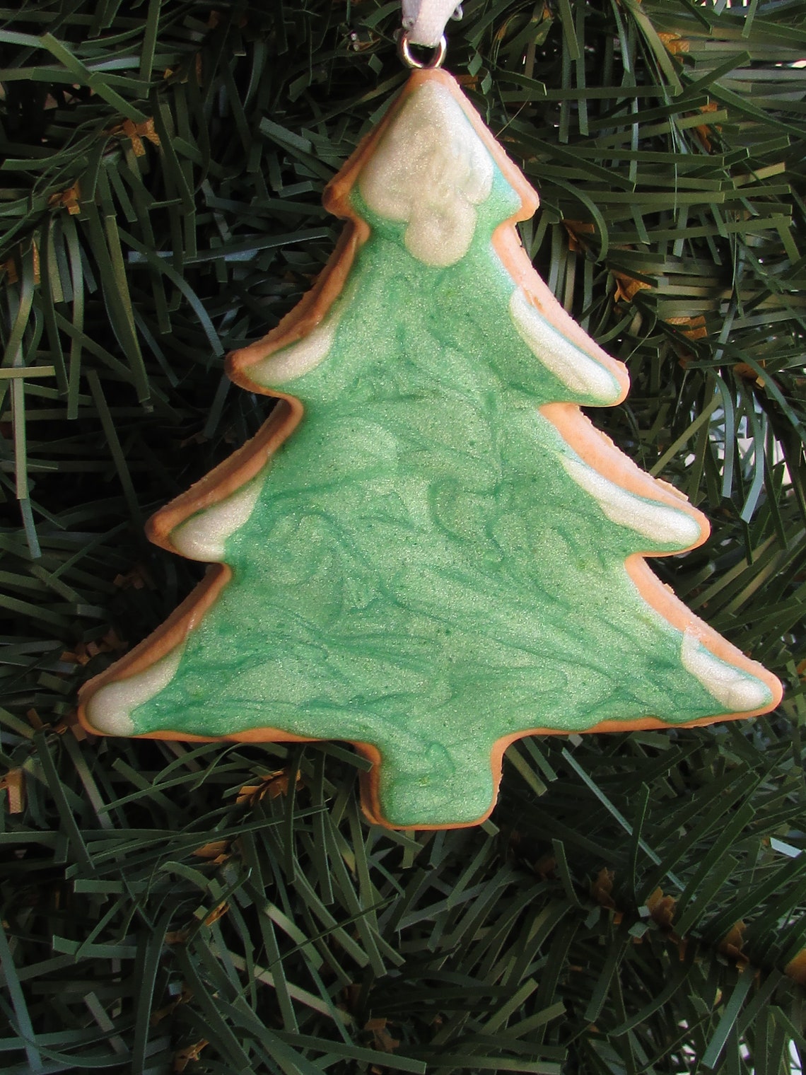 Christmas Tree Cookie Ornament Sugar Cookie Christmas Ornament Etsy