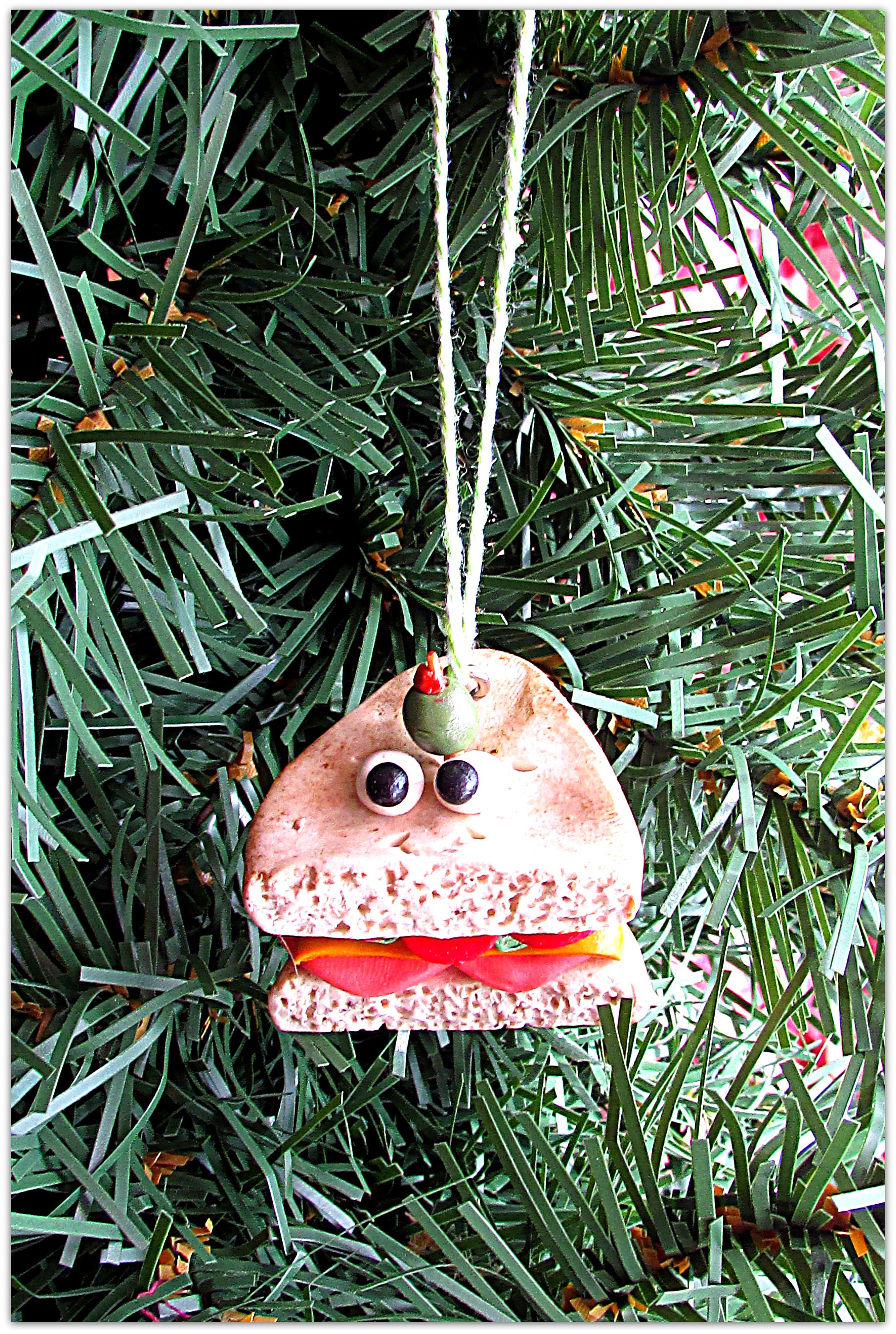 Sandwich Christmas Ornament 