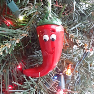 Hot pepper christmas ornament Clearance