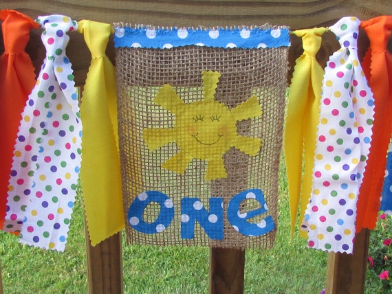 Sun High Chair Birthday Banner Fun in the Sun Invitation Sunshine Photo Prop Cake Smash You Are My Sunshine Sun Banner Sunshine Summer Pool Il_570xn