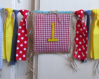 Backyard Barbecue High Chair Banner Twin Birthday Banner Set BBQ Birthday Banners Twin First Birthday Picnic Farmers Market County Fair Red