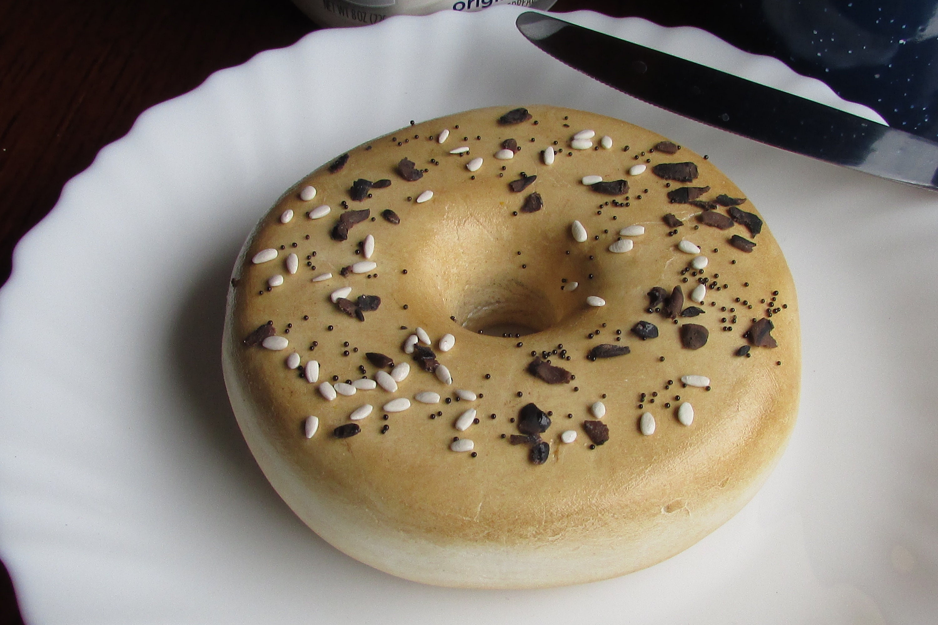 Fake Bagel for Display Faux Bagel Breakfast Food Prop Staging Etsy