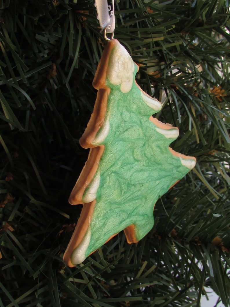 Christmas Tree Cookie Ornament Sugar Cookie Christmas Ornament Etsy