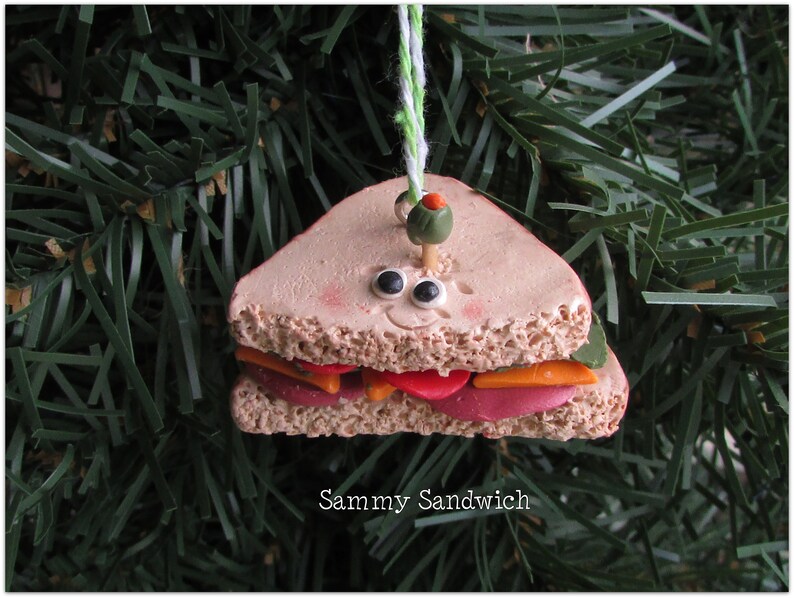 Sandwich Christmas Ornament 