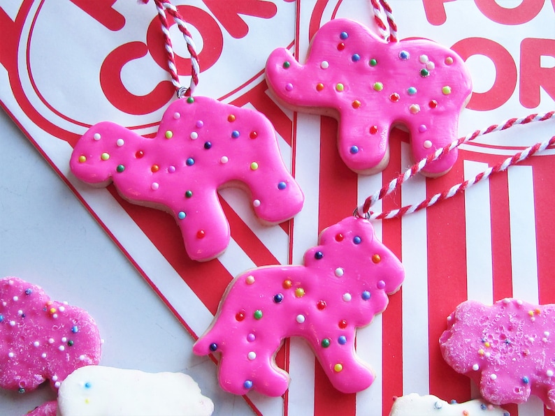 Animal Cracker Cookie Ornament Circus Carnival Christmas Etsy