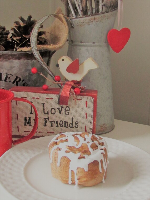 Fake Cinnamon Roll Scented Faux Cinnamon Bun Fabric Cinnamon Rolls Sewn Food Prop For Display Fake Baked Goods Country Farmhouse Primitive Il_570xn