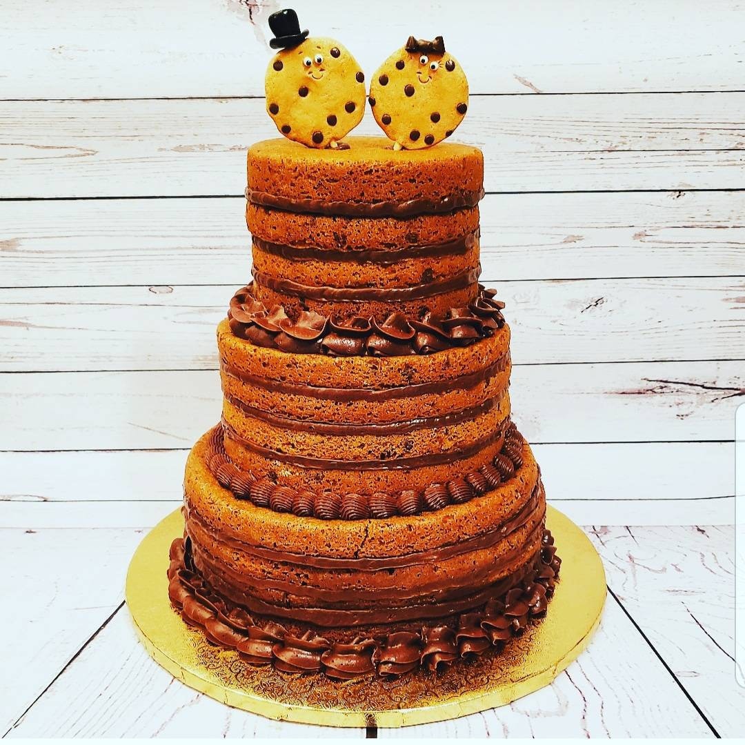 Cookie Wedding Cake Topper Cookie Bride & Groom Chocolate - Etsy ...