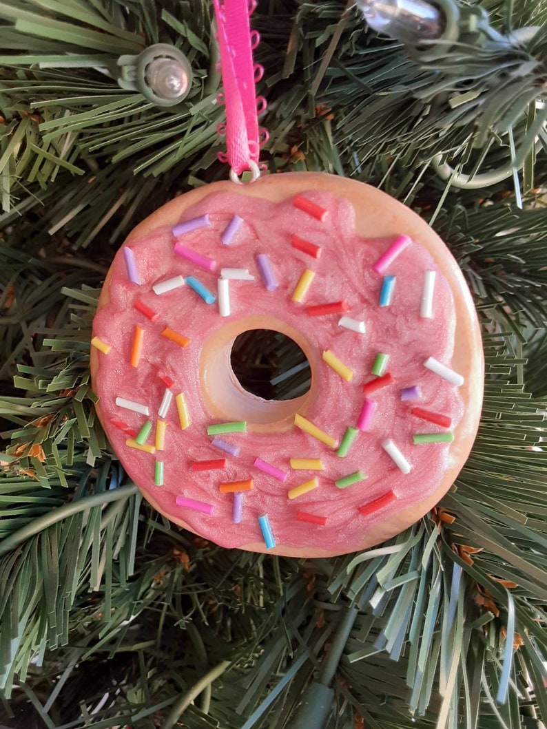 Donut Christmas Ornament 