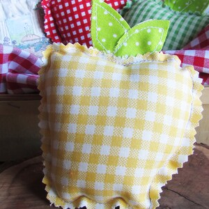 MINI Apple Fruit Pillow Stuffed Fabric Apple Tiered Tray | Etsy
