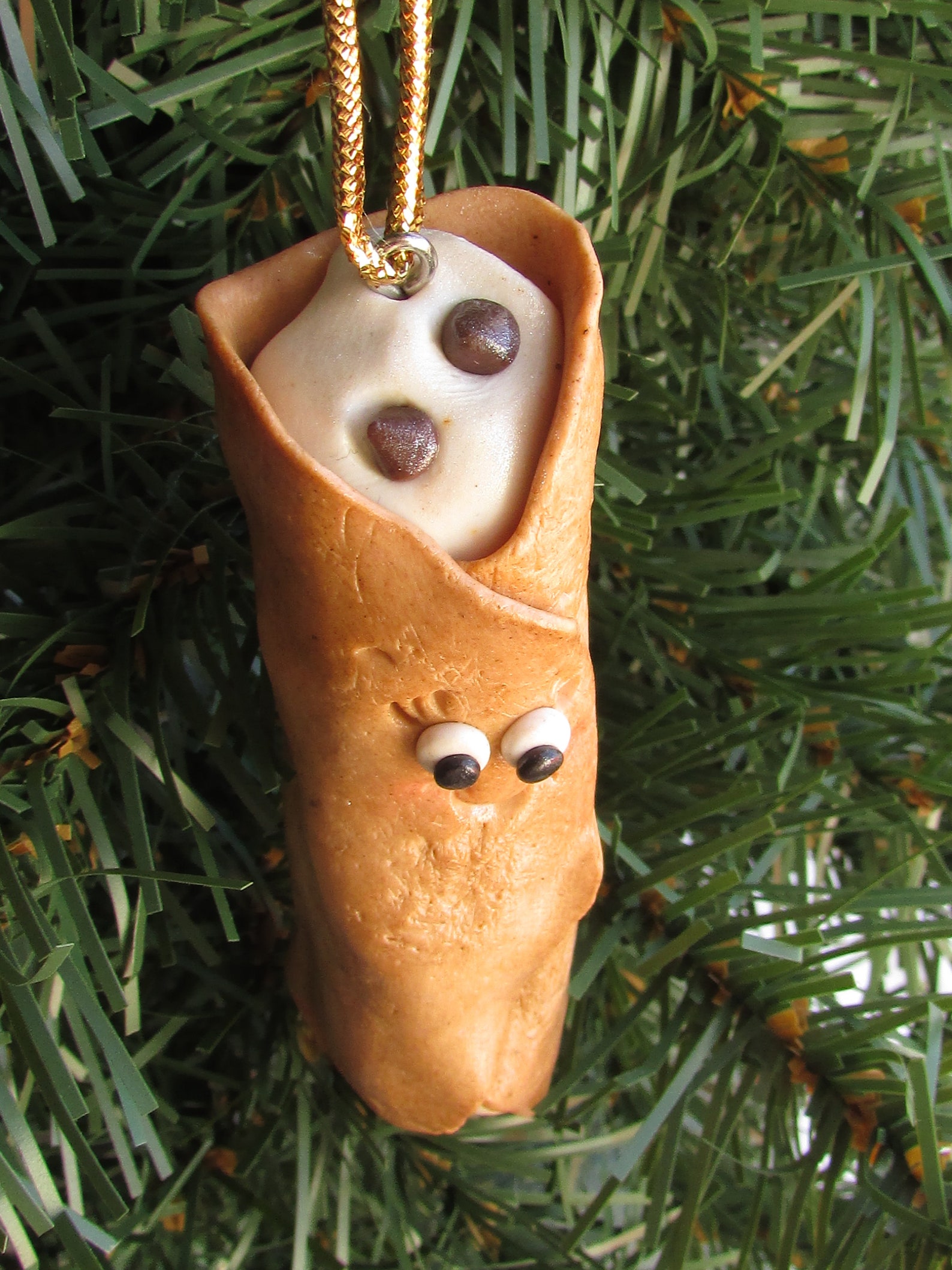 Cannoli Christmas Ornament 