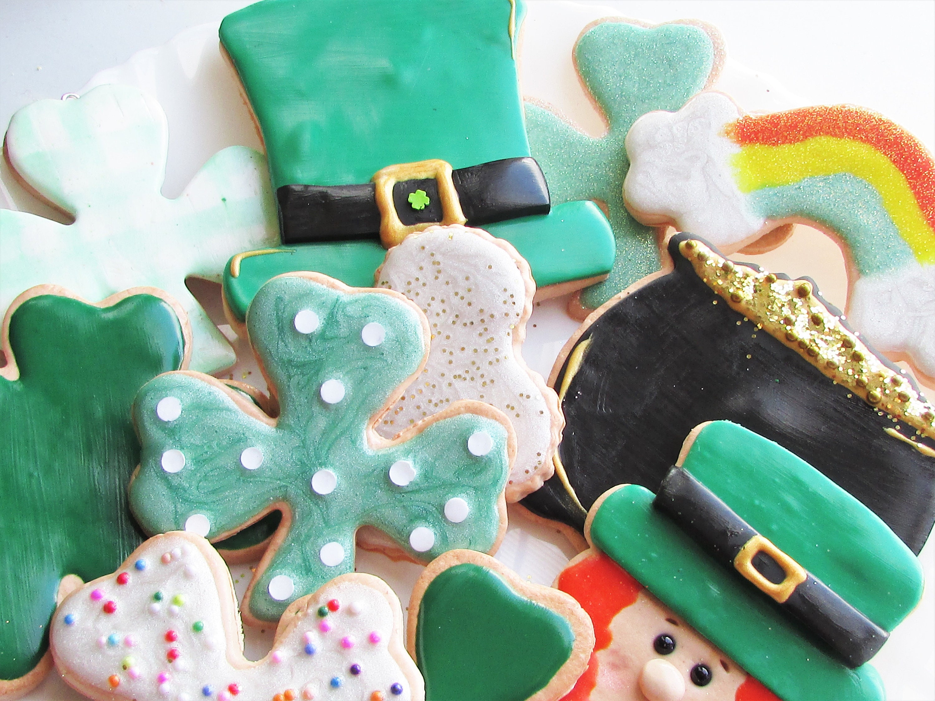 Fake St. Patricks Day Cookies Faux Cookies for Display - Etsy