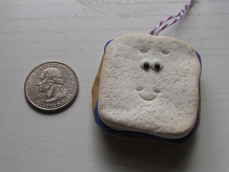 Peanut Butter & Jelly Christmas Ornament Sandwich Ornament Etsy