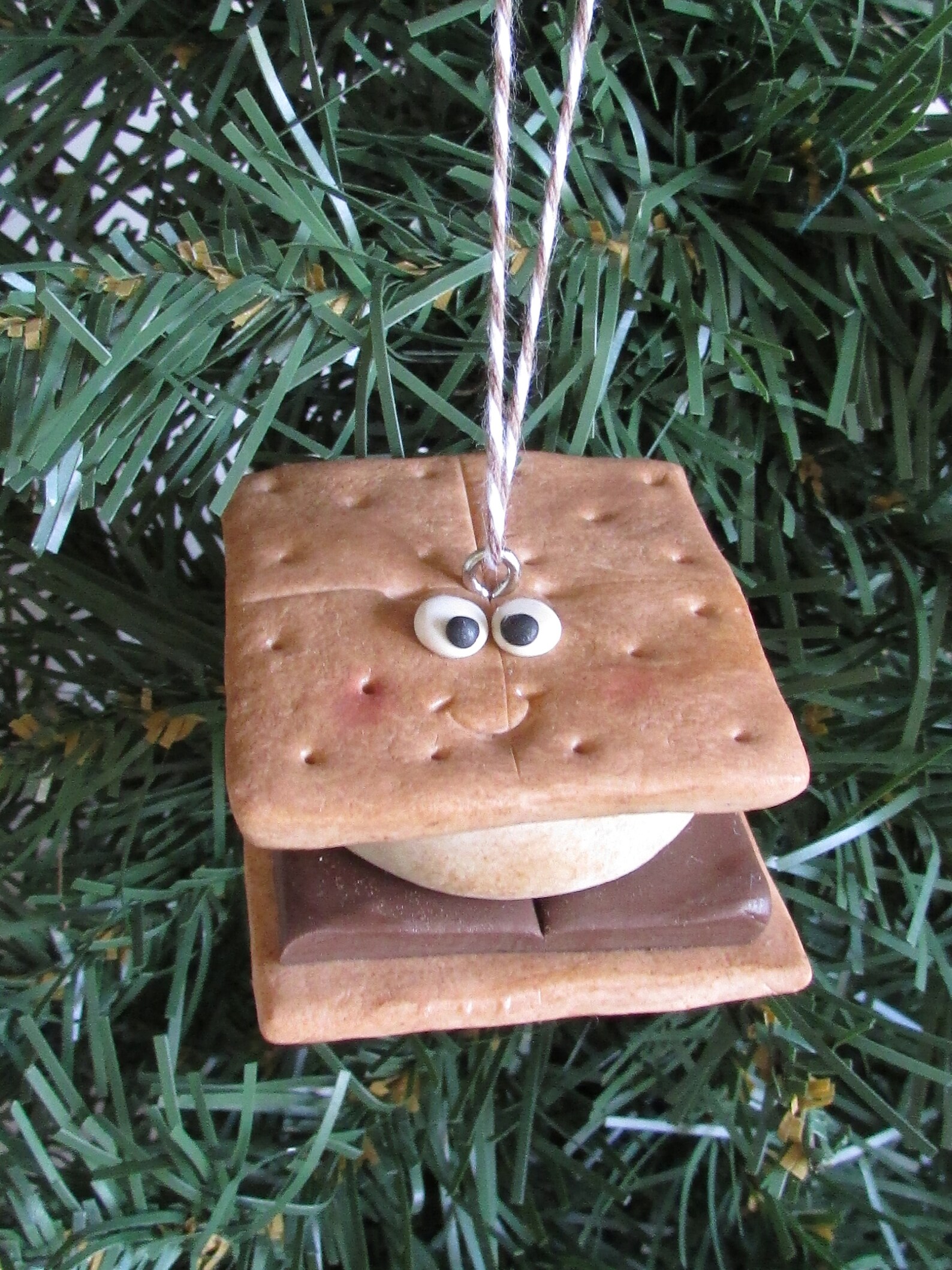 Smores Christmas Ornament Campfire Smore Ornament Smores Charm Etsy