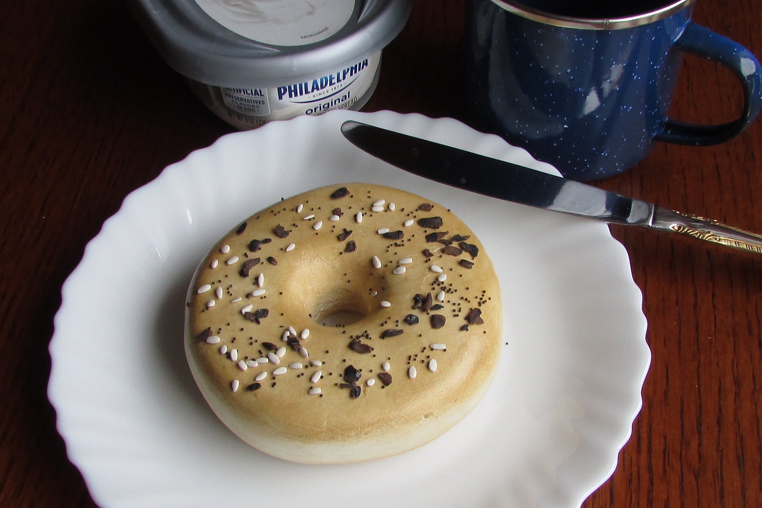 Fake Bagel for Display Faux Bagel Breakfast Food Prop Staging Etsy